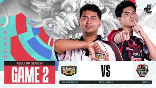 DEWA vs AE | Regular Season Week 2 Day 3 | Game 2 | #MPLIDS18