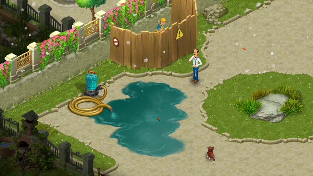 Gardenscapes 200 чистка сада