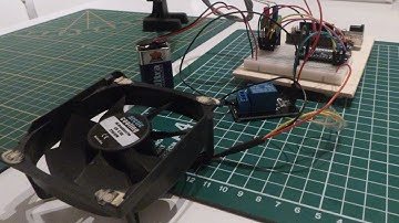 Temperaturgesteuerter Lüfter am Arduino Nano