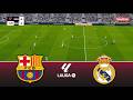 Barcelona vs Real Madrid - La Liga El Clasico 2026 | Full Match All Goals | Pes 21 Gameplay