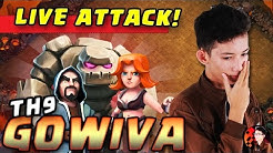 SERANGAN LIVE TH 9 GOWIVA! - Coc Indonesia - Durasi: 15.49. 