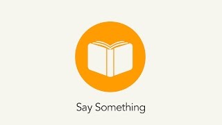 TinyTap Tutorial - Say Something Profile