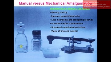 Introduction to amalgam restoration