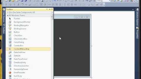 Visual Basic - The IDE