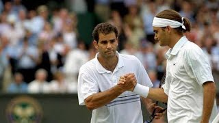 Federer vs Sampras 4th round Wimbledon 2001 - The passing of the torch (60fps)