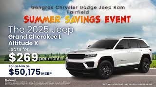 Career Overview Summer Savings on the 2025 Jeep Grand Cherokee L Altitude X | Lease Yours Today