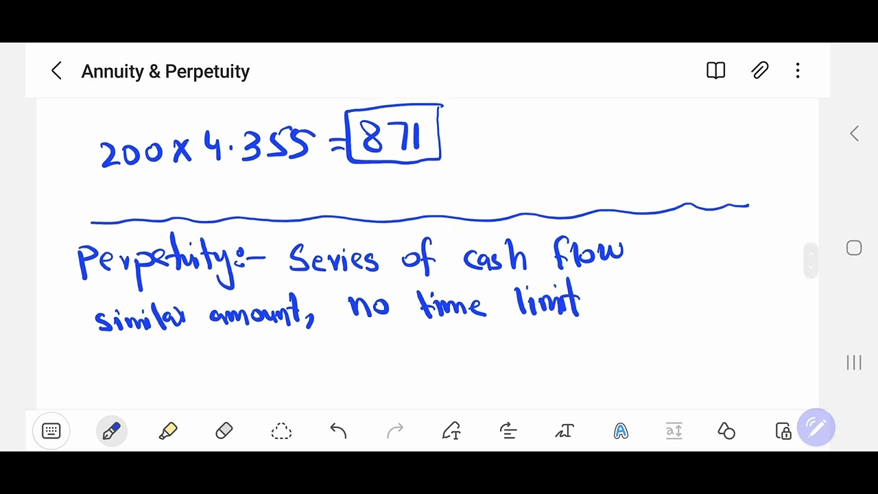 Annuity & Perpetuity Concept | F2 | Management accounting | ACCA ...