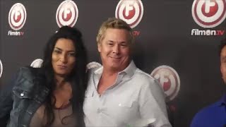 TINA GREY FROM  RED CARPET DRIVE HAVING FUN WITH  ALICE AMTER &  KATO KAELIN AT BOB THUNDER PREMIERE