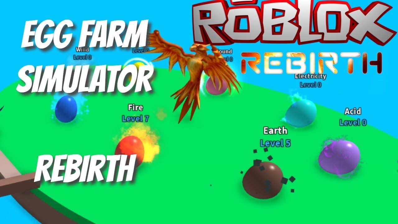 New Egg Farm Simulator Beta First Rebirth Roblox Youtube - first time playing egg farm simulator roblox egg farm