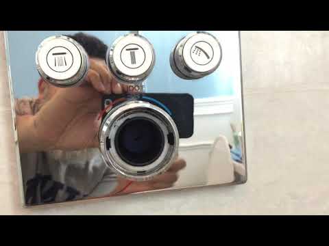 Grohe Smart thermostat shower valve temperature adjustment