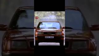 Werbung von Audi ca 1990 audi100c4 oldtimer