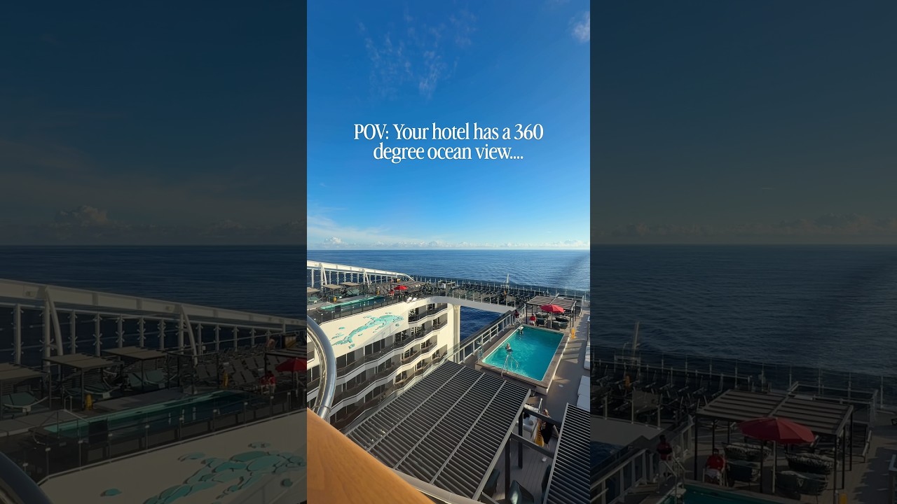 The BEST Views on MSC World America! 🚢 | 360° Ocean Views