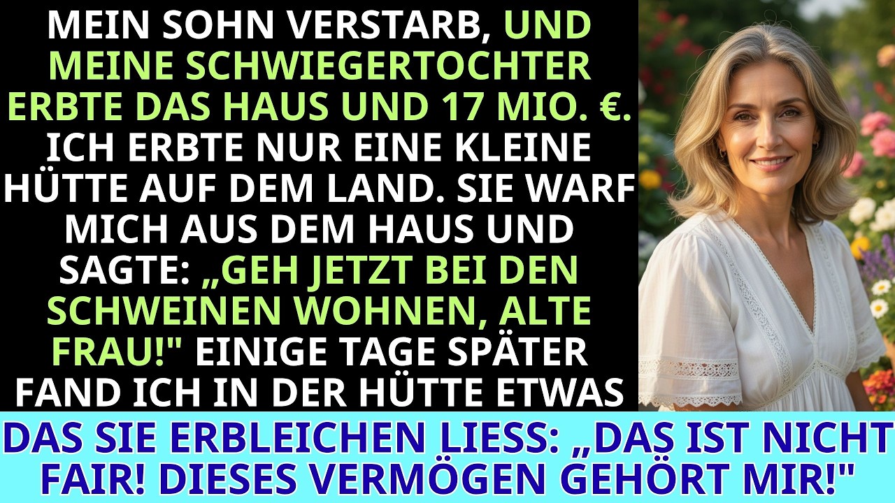 Früh am Morgen, als ich noch dachte, das Schlimmste wäre die Beerdigung meines Sohnes gewesen, saß ich in einer zugigen Kanzlei und hörte, wie meine Schwiegertochter mein Leben in zwei Hälften...