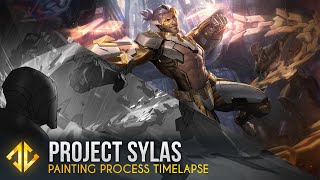 Painting Prestige Project Sylas - League of Legends Splash Art Timelapse