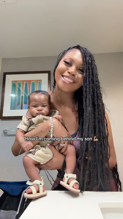 How I’m coming behind my son !