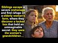 SIBLINGS ESCAPE A SEVERE ORPHANAGE AND FIND REFUGE ON A ELDERLY WOMAN’S FARM...