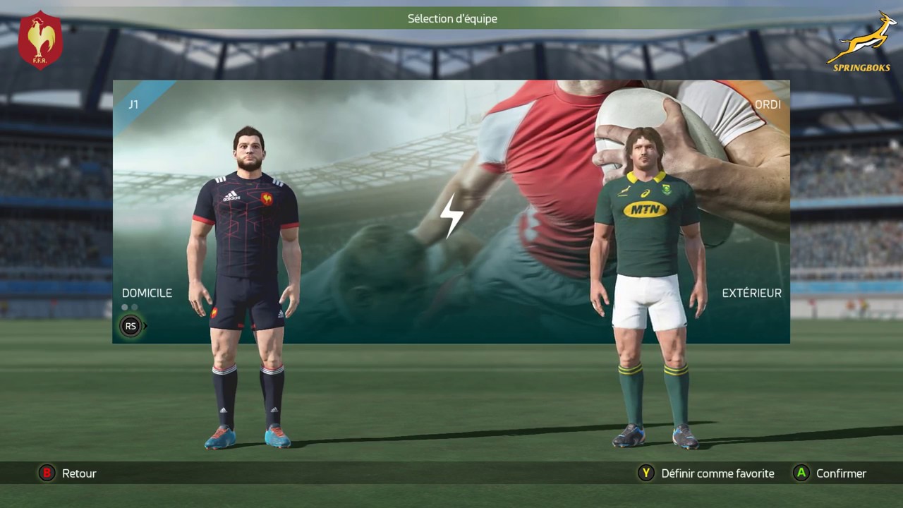 FRANCE - AFRIQUE DU SUD : Rugby 18PC - YouTube