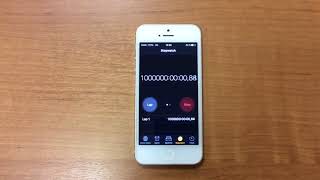 Секундомер iPhone более 999 999 часов. Что произойдет?