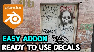 Blender Addon for Texturing l Texture Stamps