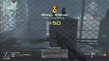MW2 Sub Base Domination P90 Tactical NUKE
