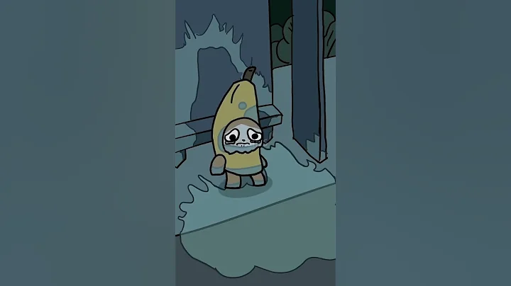 banana cat accident 24 fps dublado #animation #bananacat #framebyframe