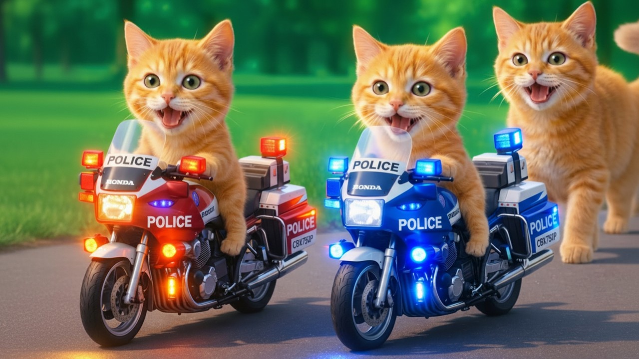 Mama Cat Trims Fur on the Farm and Makes Tiger Hat For Kittens At Home🐾🎩🐯