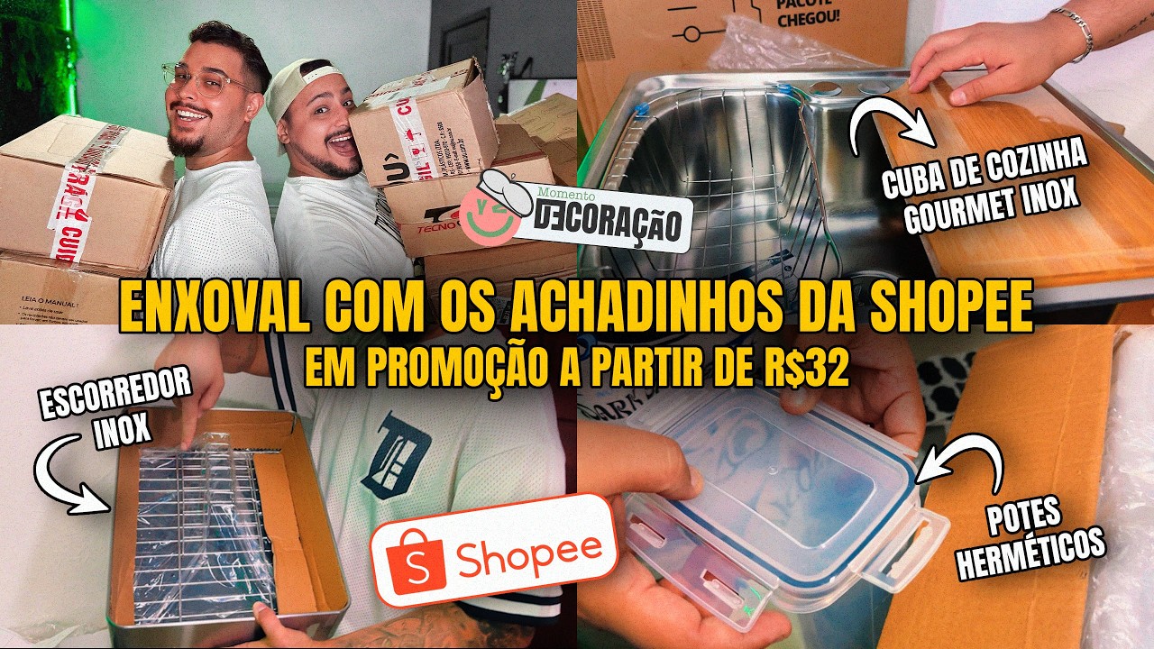 Achadinhos da Shopee para o nosso apê 🛒✨ -Vinyuri