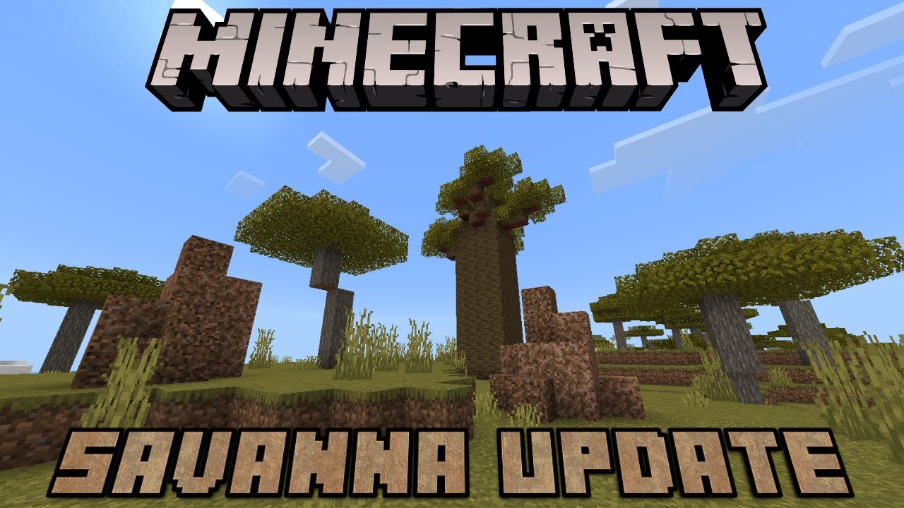 What a savanna update could look like in Minecraft - YouTube