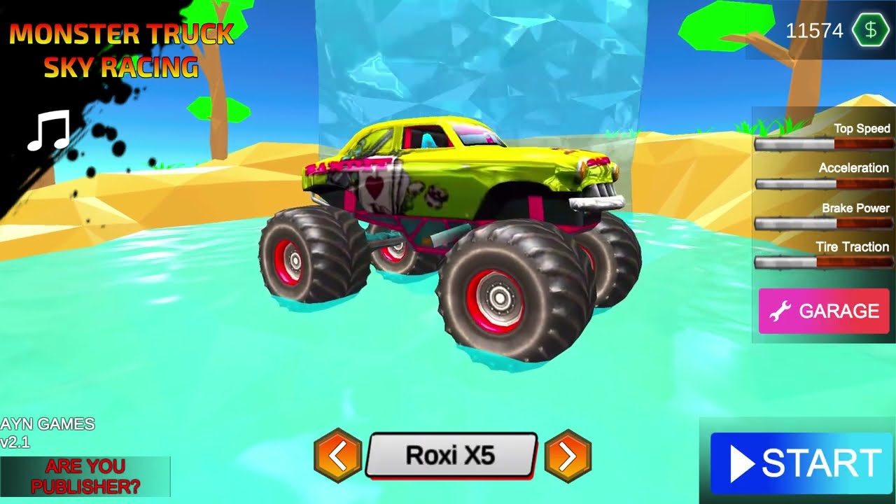 Monster Truck Sky Racing  Play the Game for Free on PG