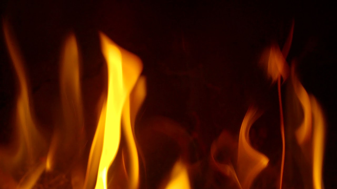 fire background loop video - YouTube