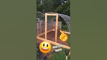 DIY Hoop Coop Build Update | Adding Door Frame & Cattle Panels for Backyard Chickens