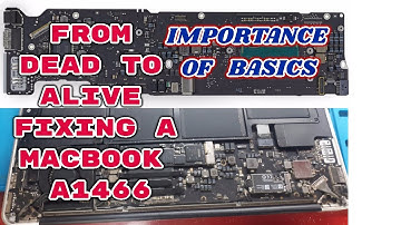 Macbook A1466 Dead Solution: Step-by-Step Tutorial. From Dead to Alive: Fixing a Macbook A1466