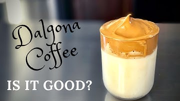 We Made The Crazy Frothy Dalgona Coffee...