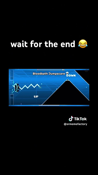 Bloodbath jumpscare or is it? #gaming #geometrydash #gd #gamingvideos #shorts #short #shortvideo