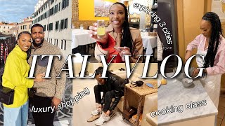 Italy Vlog: Luxury Shopping, Room Tours, Italian Cooking Class & Exploring 3 Cities!