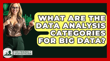 What Are The Data Analysis Categories For Big Data? - The Friendly Statistician