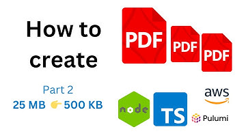 How to create PDF Generator service in TypeScript/Nodejs using Pulumi/AWS - Part 2