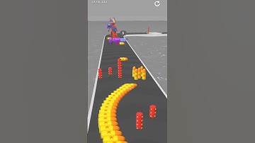 Bullet Stack Run level - 222 #shorts #ytshort #shortvideo #games