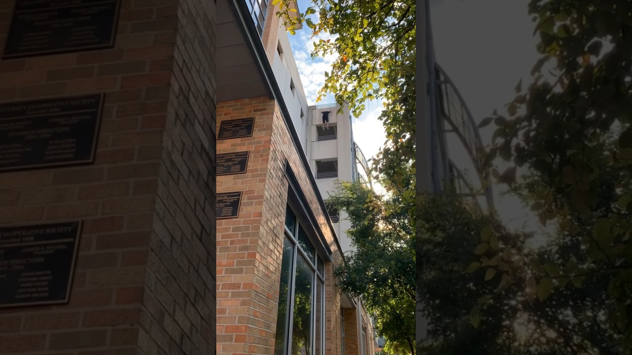 5 Story Parkour Descent in Austin, Texas | 