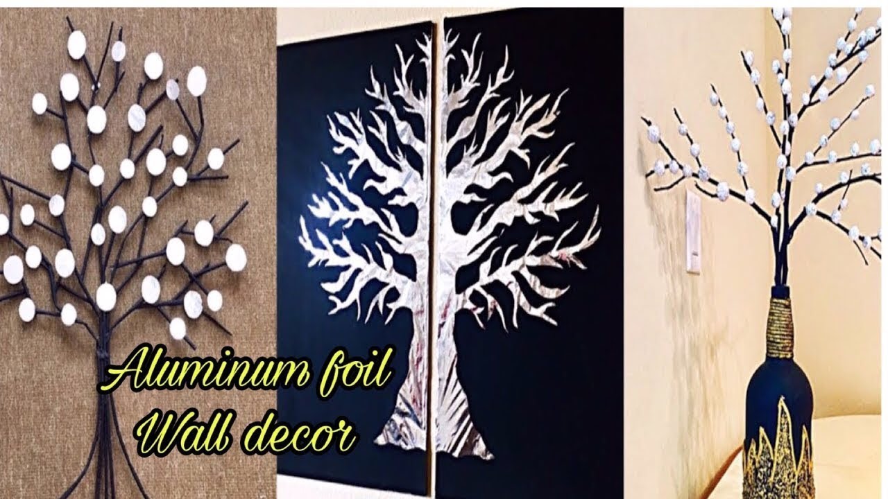 wall hanging craft Ideas, Aluminium foil craft