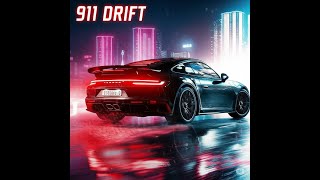 Porsche 911 Neon Drift | Cyberpunk Rain City #shorts #porsche911