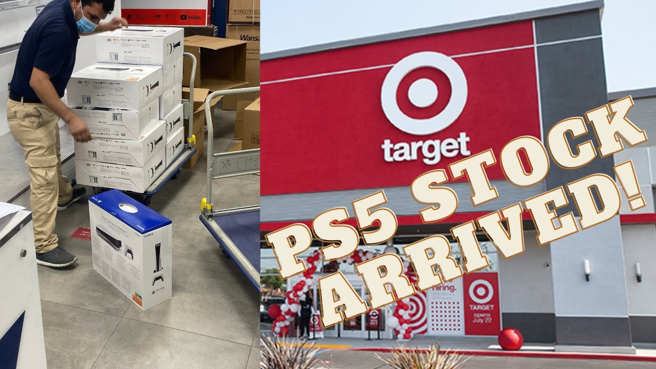 TARGET HAS PS5 ARRIVALS SHOWING UP TODAY! PLAYSTATION 5 RESTOCK