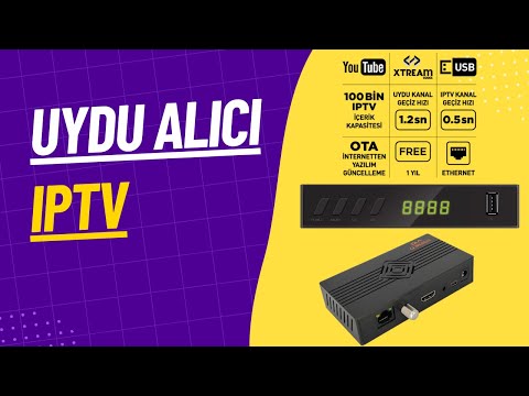 IPTV - UYDU ALICI BİR ARADA | Hiremco V10 |  100.000 İçerik Desteği ve Yerli Yazılım