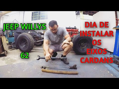 JEEP WILLYS - DIA DE AJUSTAR OS EIXOS CARDANS + DICAS - EP. 79