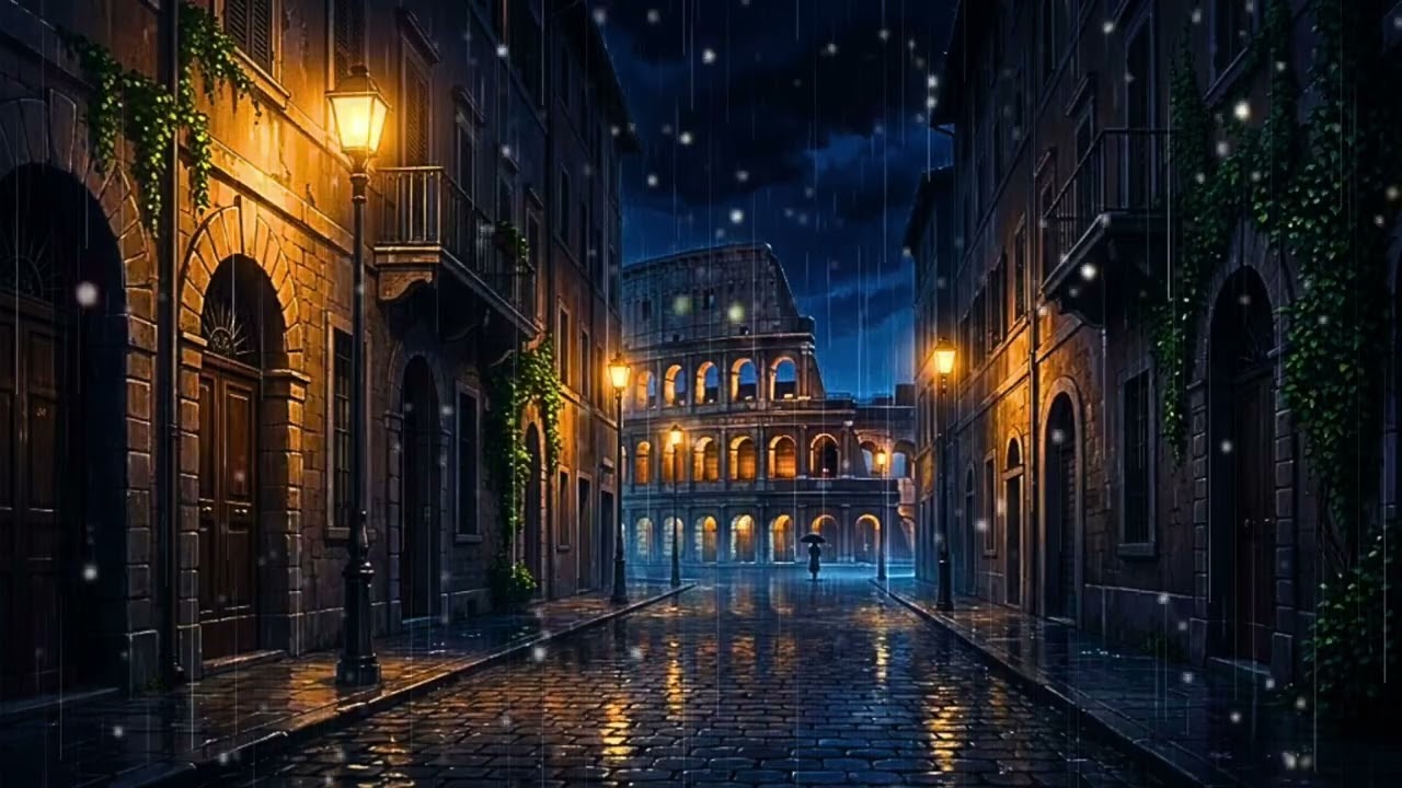 Rome Streets After Midnight 🌙 | Lo-Fi Hip Hop Beats for Study & Relax | Vol. 16