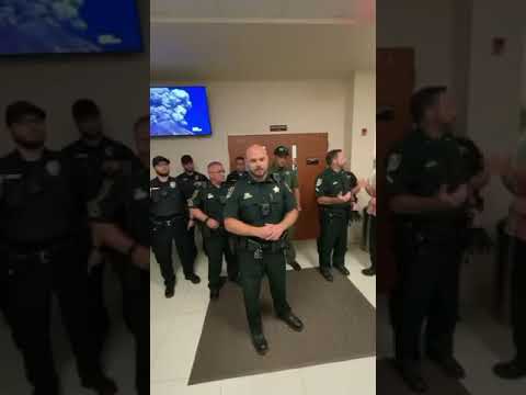 Protestors verbally spar with FCSO after being ushered out of meeting chambers