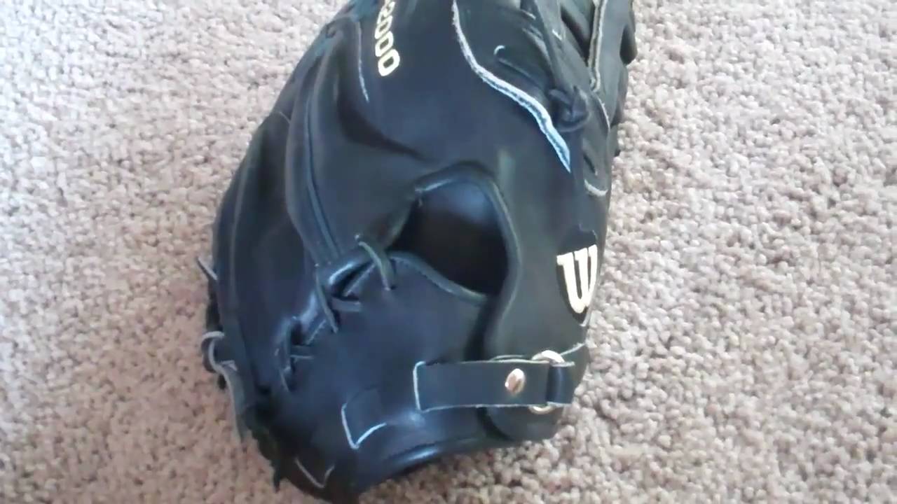 Wilson A2000 1883 First Baseman's mitt YouTube
