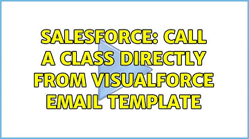 Salesforce: call a class directly from visualforce email template