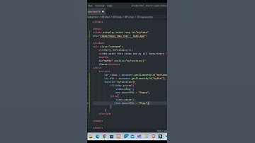 How to create a full screen video Background Html& CSS #backgroundvideo #shorts #merrychristmas