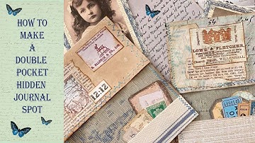 A Quick and Easy Tutorial on How to Make a Double Pocket Hidden Journal Spot